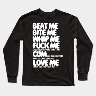 Kourtney Kardashian Love Me by The Queers Long Sleeve T-Shirt